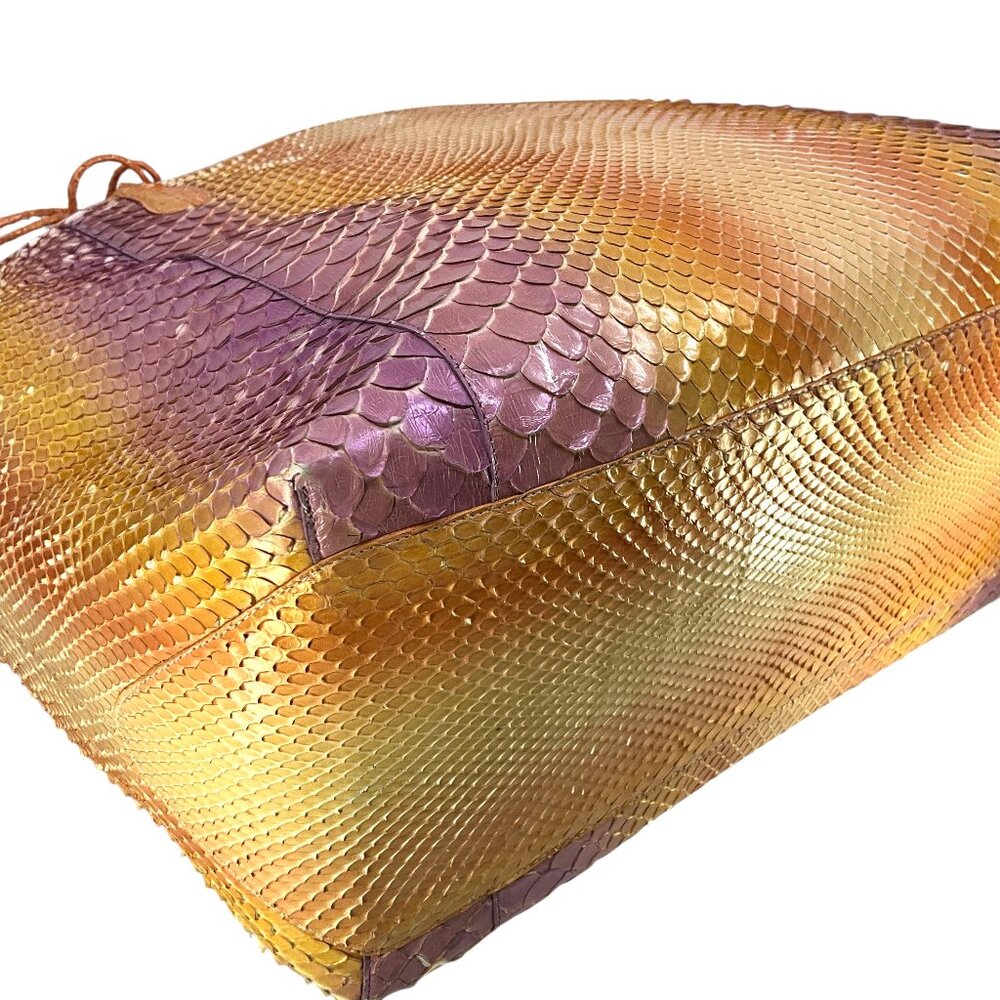 NANCY GONZALEZ Large Erika Python Tote NEW - image 7